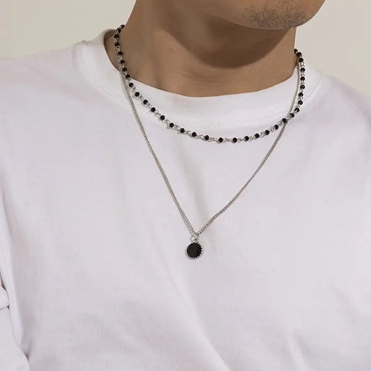 Onyx Layered Chain Set