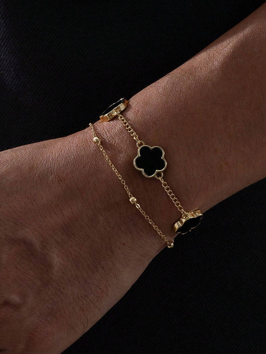 Duo Clover Bracelet