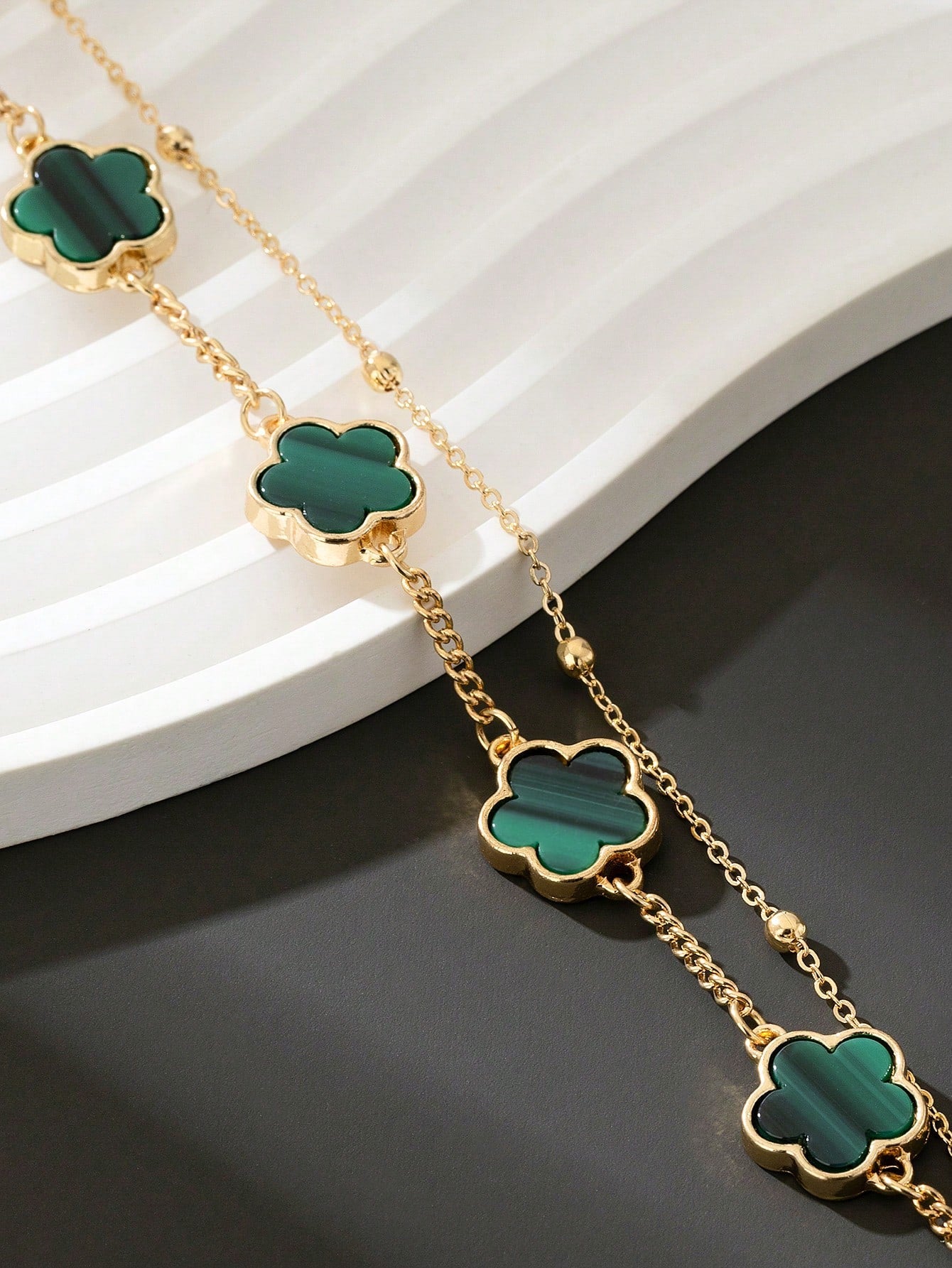 Duo Clover Bracelet