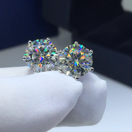 Moissanite Stud Earrings