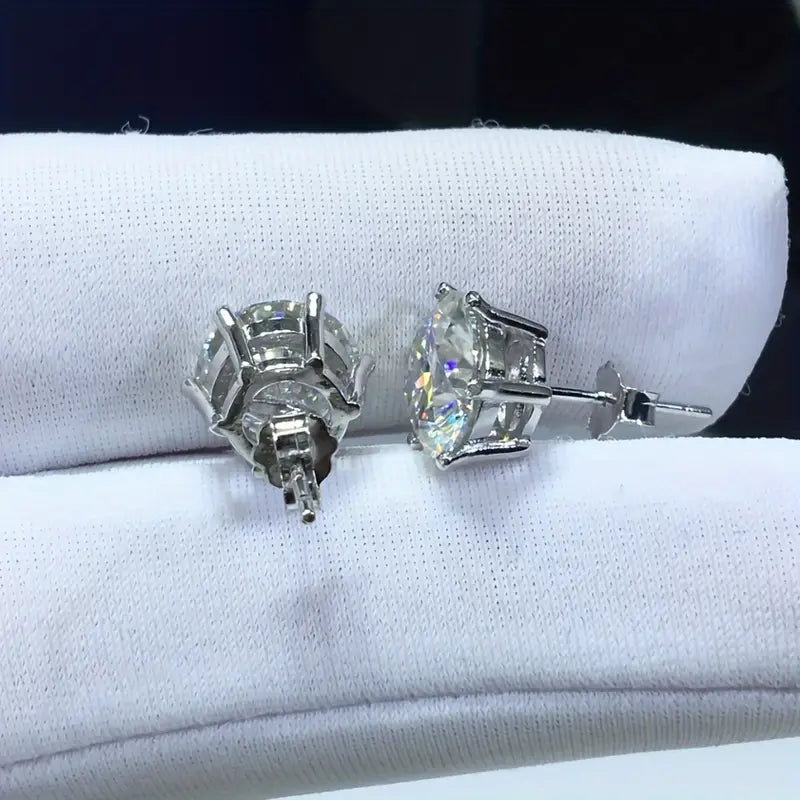 Moissanite Stud Earrings