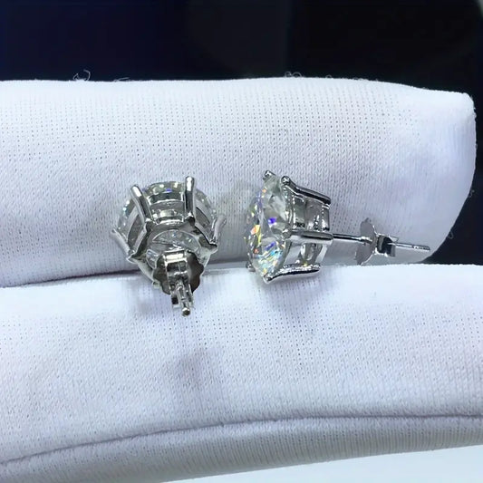 Moissanite Stud Earrings