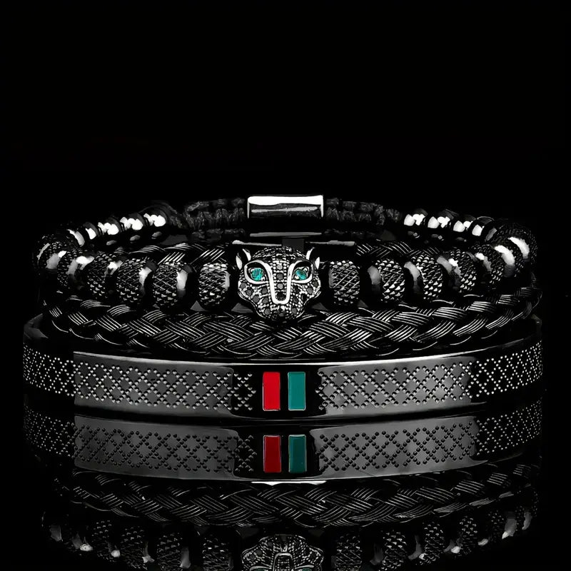 Leopard Trio Bracelet