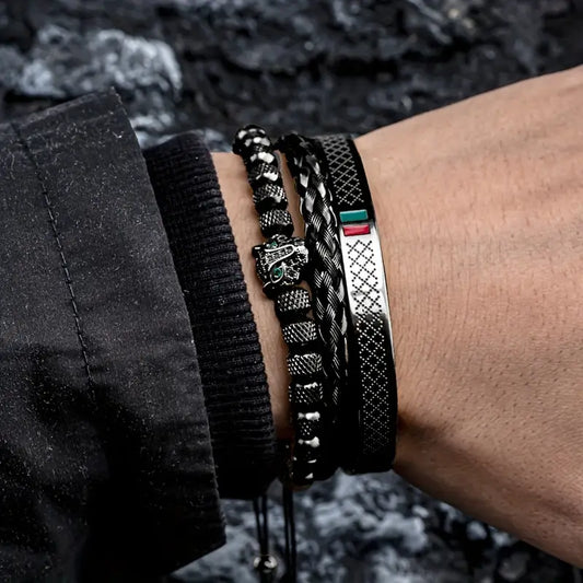 Leopard Trio Bracelet