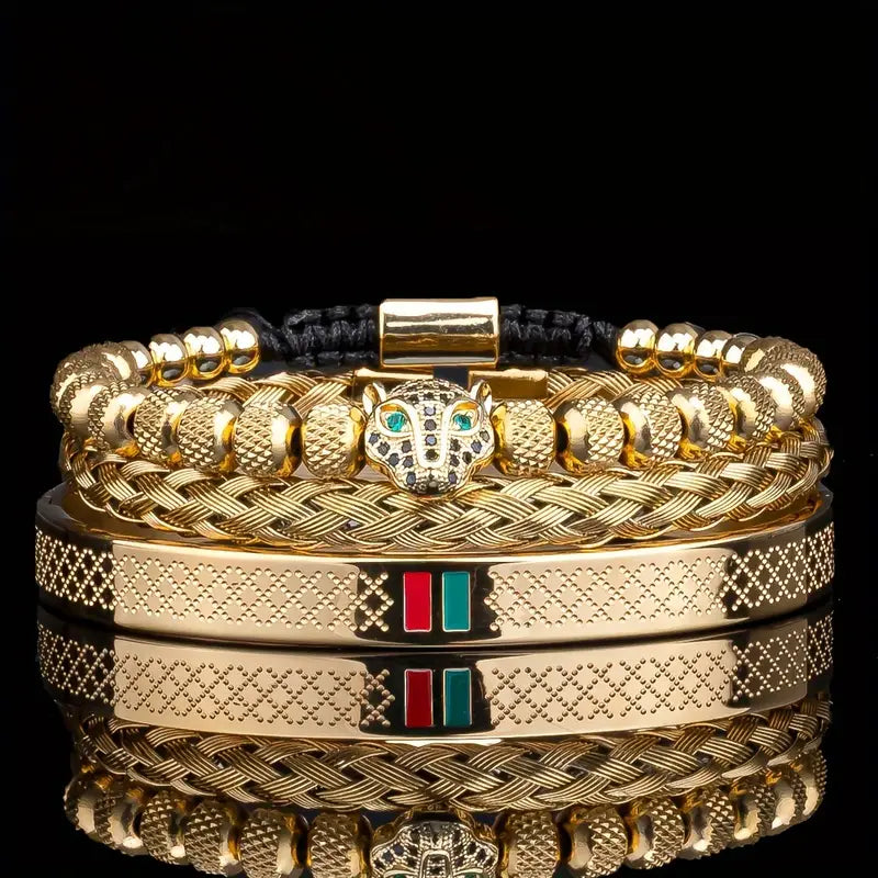 Leopard Trio Bracelet